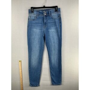 Curve‎ Appeal Womens Skinny Jeans Size 4/27 Blue Stretch Denim Mid Rise